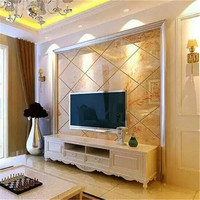 Profilé plastique blanc, feuille de marbre en PVC pour décoration intérieure ou bureau, taille 8x4