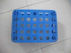 Qs Melk Kratten Voor 250Ml Flessen Hot Koop Solid Plastic Melk Sap Container Plastic Moving Mand Voor Opslag En vervoer - Product Image 4