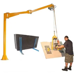 1Ton workshop electric industrial jib crane column mounted 360 degree rotation