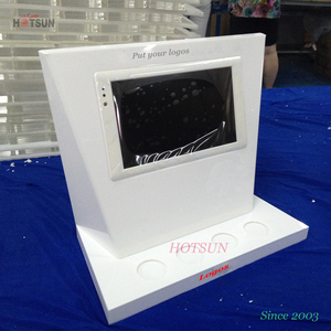 Giá Trưng Bày POS Tùy Chỉnh Với Màn Hình Lcd Màn Hình Hiển Thị Acrylic Trắng Với Màn Hình LCD - Product Image 2