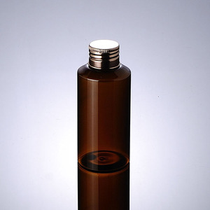 Pedido mínimo permita bronce tornillo Cap 100 mL ámbar plástico <span class=keywords><strong>verde</strong></span> botella PET cosmética - Product Image 2