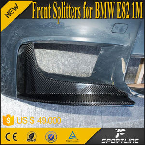 Fiber de carbone <span class=keywords><strong>1</strong></span> M E82 avant Splitters pour <span class=keywords><strong>BMW</strong></span> E82 <span class=keywords><strong>1</strong></span> M nouveau <span class=keywords><strong>1</strong></span> série 11 - 13 - Product Image 1