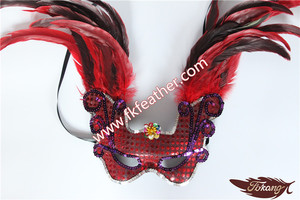 Pas cher Masques Vénitiens Cock Plume <span class=keywords><strong>Masque</strong></span> Et <span class=keywords><strong>Masque</strong></span> Vénitien Pour Fournisseurs Partie D'événement - Product Image 2
