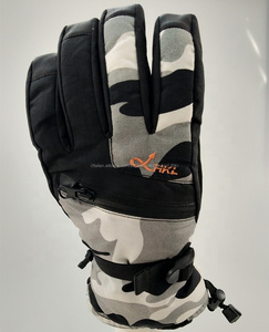 Camuffamento di trasporto <span class=keywords><strong>windstopper</strong></span> invernale impermeabile guanti guanti pieni della barretta guanti da sci - Product Image 1
