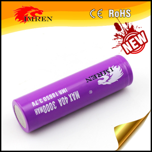 Imren 18650 3000 مللي أمبير 20a/40a 40a بطارية 3.7 فولت نارية هزاز 18650 ليثيوم أيون - Product Image 3