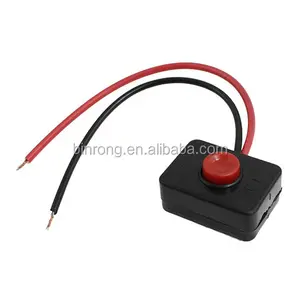 DC12V 2A Adhesive Base Push Button Momently Action Wired Switch for Car