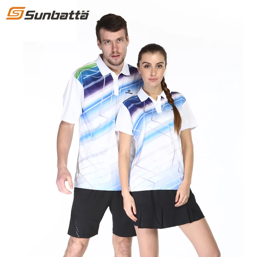 Kebugaran Grosir Pakaian Pria Badminton T-shirt Pakaian Olahraga