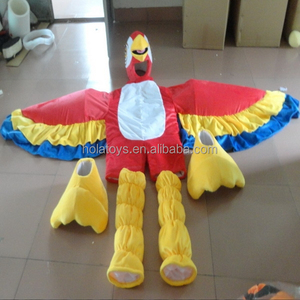 Costumes de mascotte hibou adulte Hola / Costume de <span class=keywords><strong>perroquet</strong></span> oiseau - Product Image 3