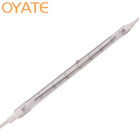 Lampe de fusion infrarouge au quartz 430 mm, tube chauffant halogène 90 V 300 W pour unité de fixation d'imprimante à rayons X