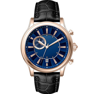 Genuino degli uomini della cinghia <span class=keywords><strong>di</strong></span> cuoio <span class=keywords><strong>di</strong></span> alta qualità super <span class=keywords><strong>orologi</strong></span> <span class=keywords><strong>di</strong></span> marca - Product Image 1