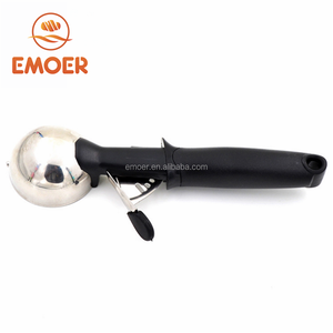 EMOER Paletta per Gelato Ecologica in Acciaio Inossidabile con Manico in Plastica e Logo Personalizzato - Product Image 6