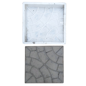 Durable Plastic Concrete Paving Stone Floor Brick Tile <strong>Mould</strong> for Decorative Pavement - Product Image 1
