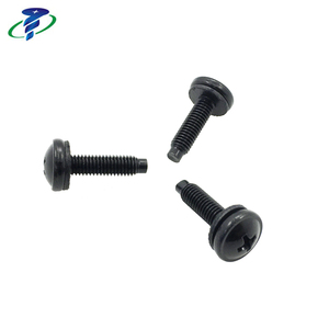 #10-32 Standaard Zwart Phillips <span class=keywords><strong>Rack</strong></span> Schroef Truss Hoofd <span class=keywords><strong>Rack</strong></span> Schroef Met Pilot Punt - Product Image 3