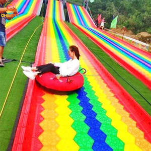 Nuevo proyecto de <span class=keywords><strong>Parque</strong></span> de Atracciones <span class=keywords><strong>Parque</strong></span> personalizado de plástico grande arco iris seco avalancha de nieve - Product Image 3