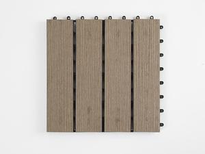 Loseta de Terraza Decorativa para Exteriores, Ecológica, de 300 x 300, Encaje Entrecruzado, WPC, DIY, HDPE, Fibra de Madera Cepillada + PE, <span class=keywords><strong>Parquet</strong></span> para Exteriores - Product Image 2