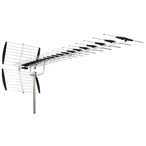 Antenne numérique UHF à Gain élevé de longue portée HD-2040 k, 16dBi, pour extérieur Yagi TV DVB-T/ATSC