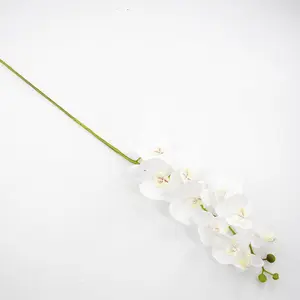 Lusiaflower人工蝶蘭の花10ヘッドホームホテルの庭の装飾のための3D印刷phalaenopsis