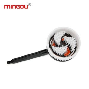 Vendita calda ruota manico del pennello rotante rotonda ad alta pressione rondella pennello polvere/auto rondella <span class=keywords><strong>spazzola</strong></span> di pulizia - Product Image 3