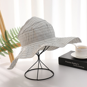 New Style <strong>Holiday</strong> Beach Wide Brim Foldable Sunscreen Anti-UV Sun protection Women Visor <strong>Hat</strong> - Product Image 3