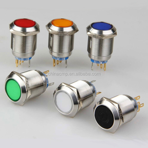 12V 24V Eagle Eye Led Chiếu Sáng Mềm Ánh Sáng Xe Chuyển Đổi Kim Loại Chống Phá Hoại IP67 Ô Tô Latching ON <span class=keywords><strong>Push</strong></span> <span class=keywords><strong>Button</strong></span> - Product Image 2