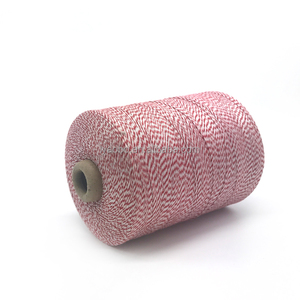 Nguyên trắng 20 s polyester spun sợi cho chỉ khâu/100% spun polyester sợi/giá rẻ giá polyester sợi - Product Image 4