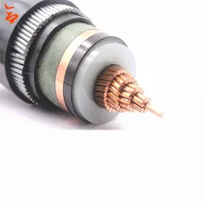 Cable de alimentación aislado XLPE de alta tensión, 110kV