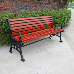 <strong>Cast</strong> <strong>Iron</strong> Garden <strong>Bench</strong> Wood Slats <strong>Bench</strong> with <strong>Cast</strong> <strong>Iron</strong> <strong>Bench</strong> <strong>Ends</strong> - Product Image 2