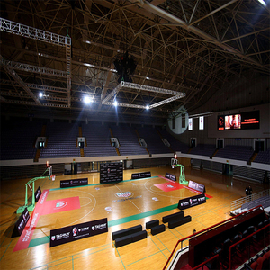 Struttura in acciaio stadio campo da basket costruzione interna vendita a buon mercato