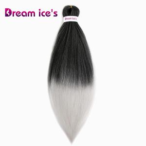 Estensioni per Capelli Sintetiche a <span class=keywords><strong>Treccia</strong></span> Crochet Dream Ice, Vendita all'Ingrosso, Trama <span class=keywords><strong>Singola</strong></span>, MOQ 1 Pezzo - Product Image 4