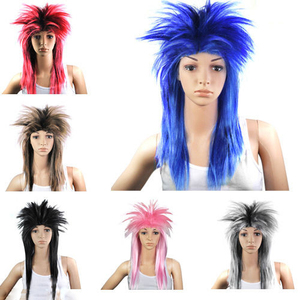 Pelucas Punk Rock Azules de los 80, Estilo Glam Chick, Tina Turner, Económicas, HPC-1927 - Product Image 3