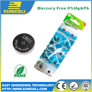 יצרן סיטונאי אלקליין סוללה <span class=keywords><strong>lr621</strong></span> ag11.5V 12 mah כפתור שעון סוללה
