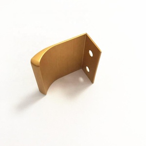 Hợp kim nhôm tủ xử lý tùy chỉnh thực hiện chải Bạc Vàng cạnh hồ sơ kéo cho ngăn kéo tủ quần áo nhà bếp tủ quần áo hiện đại - Product Image 3