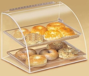 Tùy Chỉnh <span class=keywords><strong>3</strong></span> Hoặc 4 Tiers Acrylic Bánh Mì/Cupcake/Donut/Bakery Display Đứng Trường Hợp Perspex Bánh Tủ <span class=keywords><strong>Plexiglass</strong></span> Hộp Thực Phẩm - Product Image 4