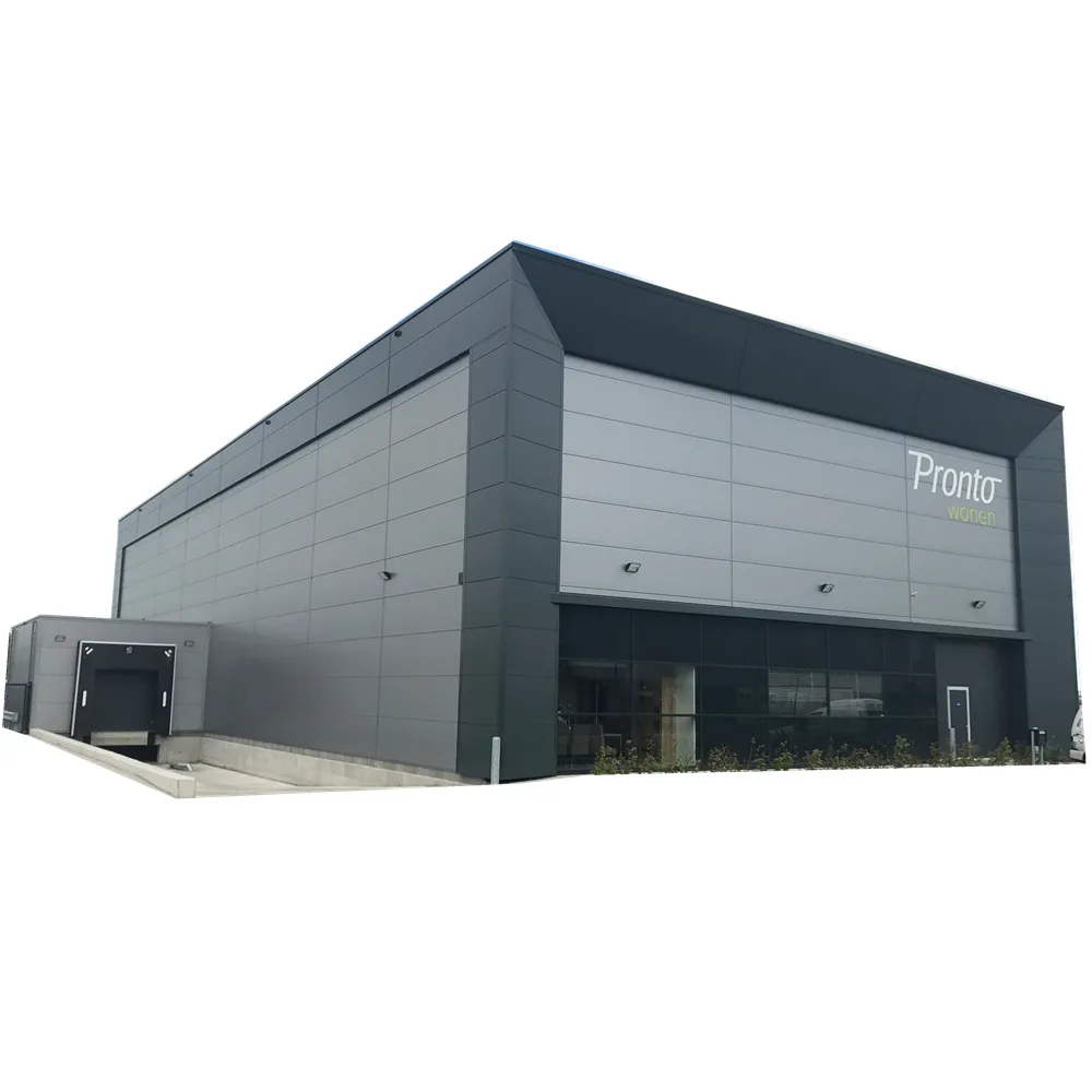 Industrial building metal steel structure/prefab hangar
