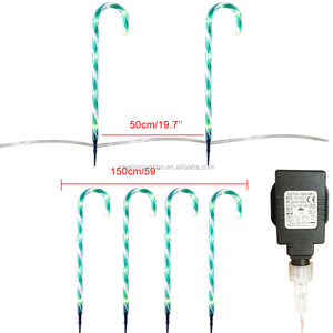 Hot Sales <strong>Christmas</strong> Decorations <strong>Pathway</strong> <strong>Lights</strong> - 30" Tall Candy Cane <strong>Christmas</strong> <strong>Light</strong> Led - Product Image 5