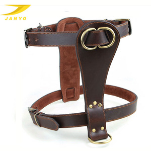 Potongan harga fashion unik kualitas tinggi kulit asli tali kekang anjing peliharaan - Product Image 2