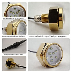 Led Drain <strong>Plug</strong> <strong>Light</strong> 27W RGB Marine Boat Drain Yacht <strong>Plug</strong> LED <strong>Light</strong> 27w Underwater <strong>Lights</strong> Color Changing Ip68 for Fishing Diving - Product Image 3