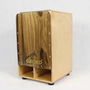 Gecko CD01 Cajon box drum super deep bass doppi fori suono woofer beat box corpo in betulla Jumbo bass cajon box drum - Product Image 4