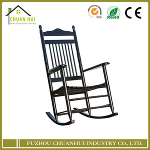 Chine Moderne <span class=keywords><strong>Dossier</strong></span> <span class=keywords><strong>Haut</strong></span> Blanc En <span class=keywords><strong>Bois</strong></span> Massif <span class=keywords><strong>Chaise</strong></span> Berçante Pour L'extérieur - Product Image 1