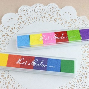 DIY Scrapbook <span class=keywords><strong>Deco</strong></span> Set 6 Couleurs Tampon Auto-Encreur avec Tampon Encreur en Plastique - Product Image 3