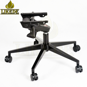 Vendita calda 5 stella prong gambe di sedia in alluminio nero girevole gaming sedia da ufficio componente base della poltrona - Product Image 3