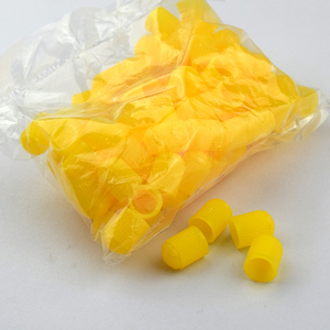 Tapas de válvula de neumático de plástico verde - Product Image 5