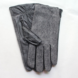 Palma <span class=keywords><strong>de</strong></span> cuero y <span class=keywords><strong>lana</strong></span> <span class=keywords><strong>de</strong></span> cuero <span class=keywords><strong>de</strong></span> nuevo y guantes <span class=keywords><strong>de</strong></span> <span class=keywords><strong>cachemir</strong></span> - Product Image 2