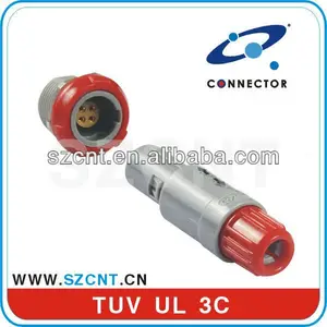 2 3 4 5 6 7 9 pin 1P Series Waterproof Cable Connector IP65 Plastic Circular For Medical facilities