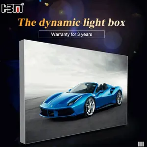Aluminum Frame Light Box Aluminum Profile Dynamic Led Light Frame Fabric China Flash Led Animation Light Box