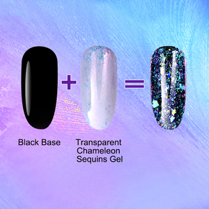 Devenir un <span class=keywords><strong>agent</strong></span> distributeur exclusif, vous voulez une nouvelle mode caméléon flocon Gel vernis esmaltes semi-permanents holographique UV Gel - Product Image 2