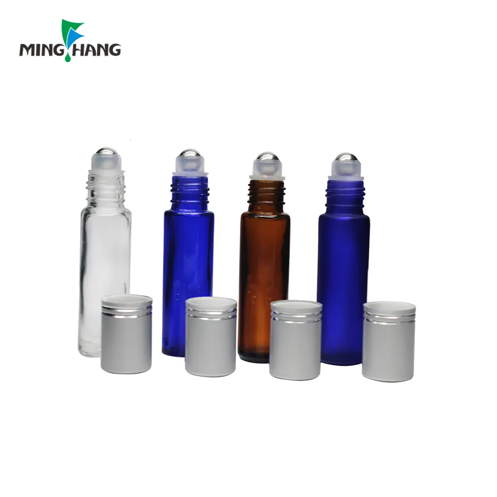 Großhandel essentielle Roller flaschen 5ml 15ml Glas Deodorant Lot Top Cap 1ml 3ml 5ml Rolle auf Flasche 10ml in Dubai