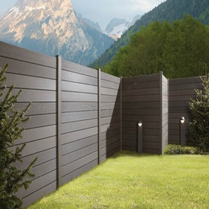 Anti uv crujido <span class=keywords><strong>de</strong></span> viento compuesto plástico <span class=keywords><strong>de</strong></span> <span class=keywords><strong>madera</strong></span> cerca del jardín decorativo fábrica en China <span class=keywords><strong>con</strong></span> CE - Product Image 4
