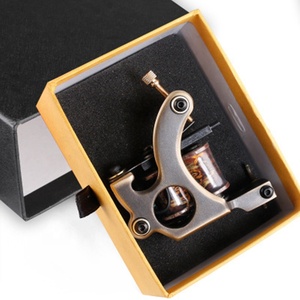 <strong>Tattoo</strong> Custom Brass <strong>Tattoo</strong> <strong>Machine</strong> Gun Handmade <strong>12</strong> <strong>Wraps</strong> Pure Copper <strong>Coils</strong> for Liner and Shader M202