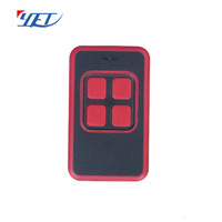 Télécommande d'ouverture de porte de garage YET2113 433 MHz à code d'apprentissage avec 4 boutons en plastique ABS certifiée ROHS